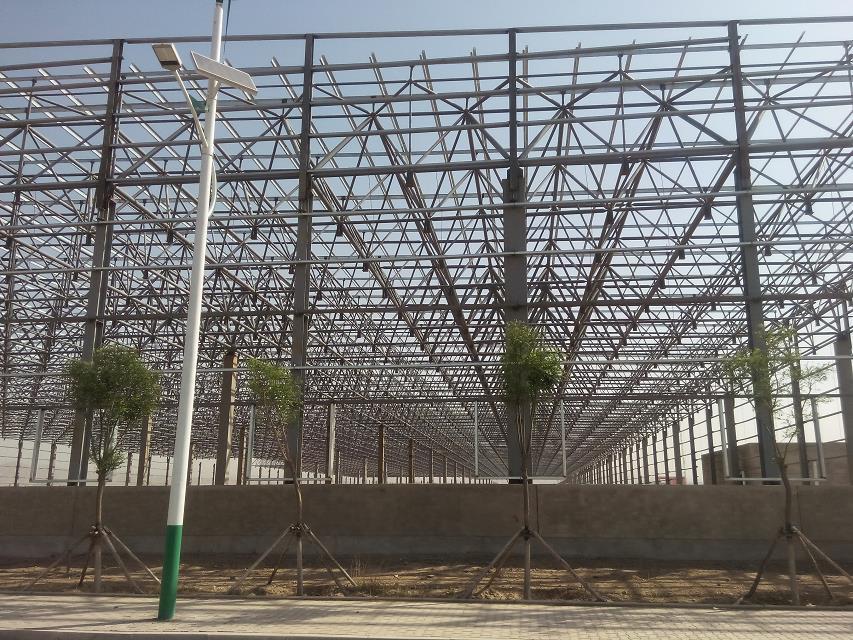丹江口汽车工业厂房网架
